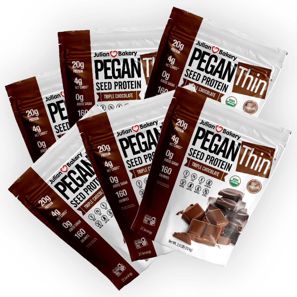 Organic PeganThin® Seed Protein Triple Chocolate - Image 6