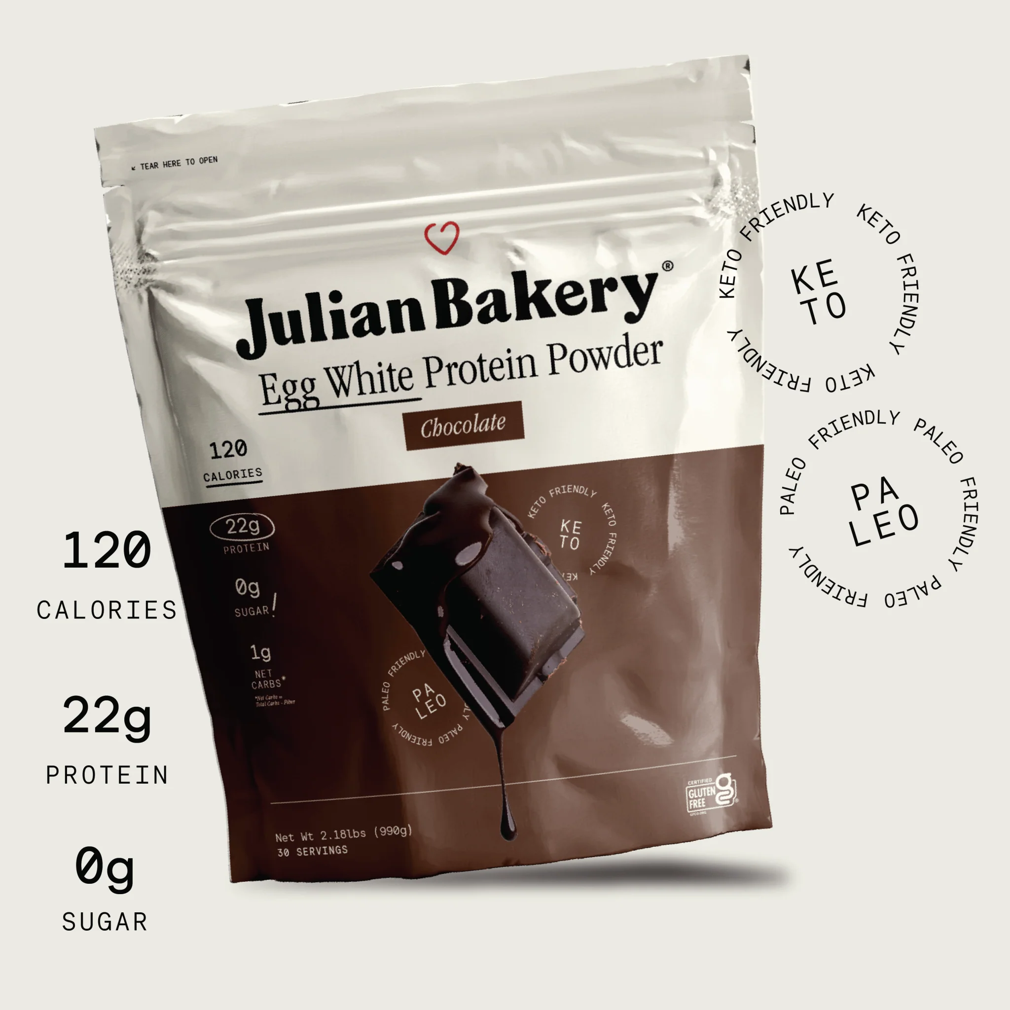 Egg White Protein Powder - Chocolate - Image 3