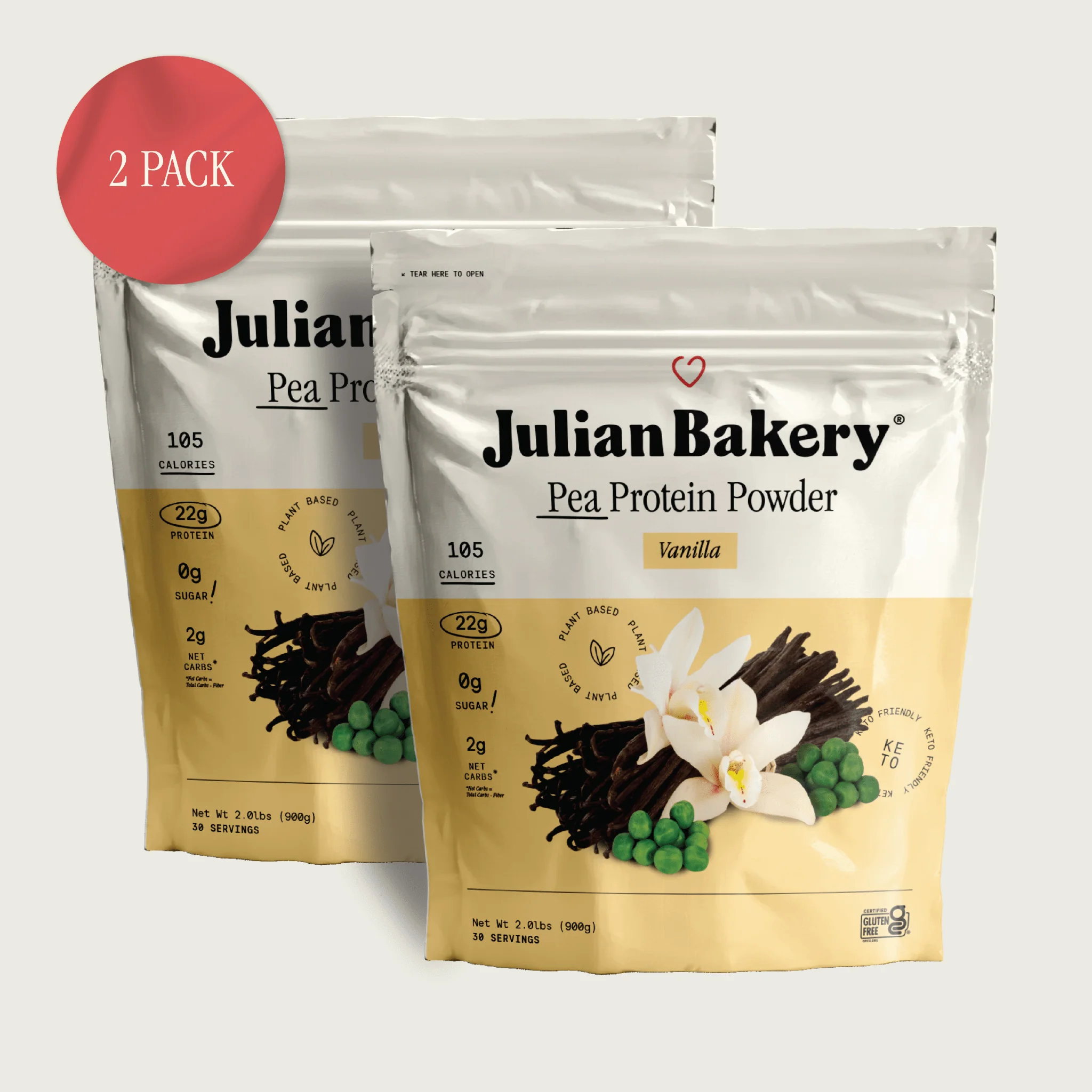 Pea Protein Powder - Vanilla - Image 6
