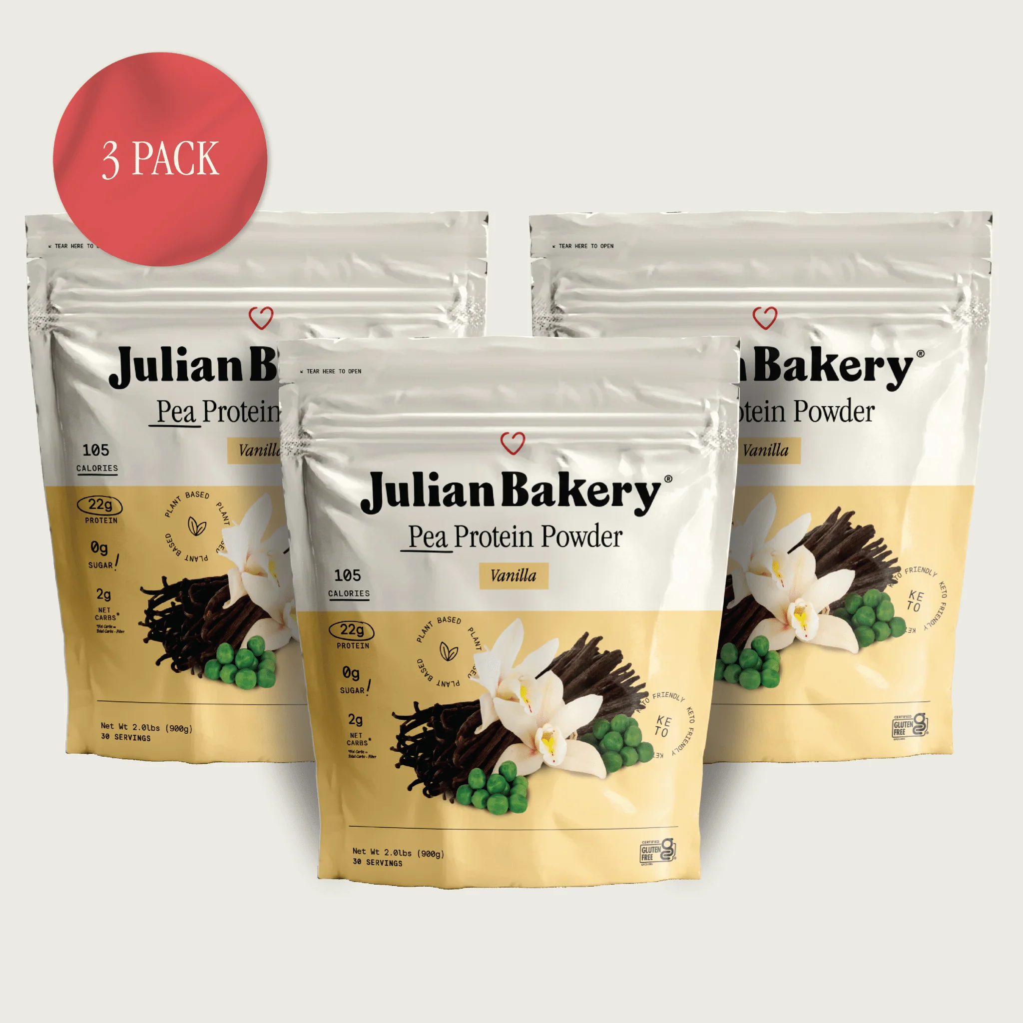 Pea Protein Powder - Vanilla - Image 7