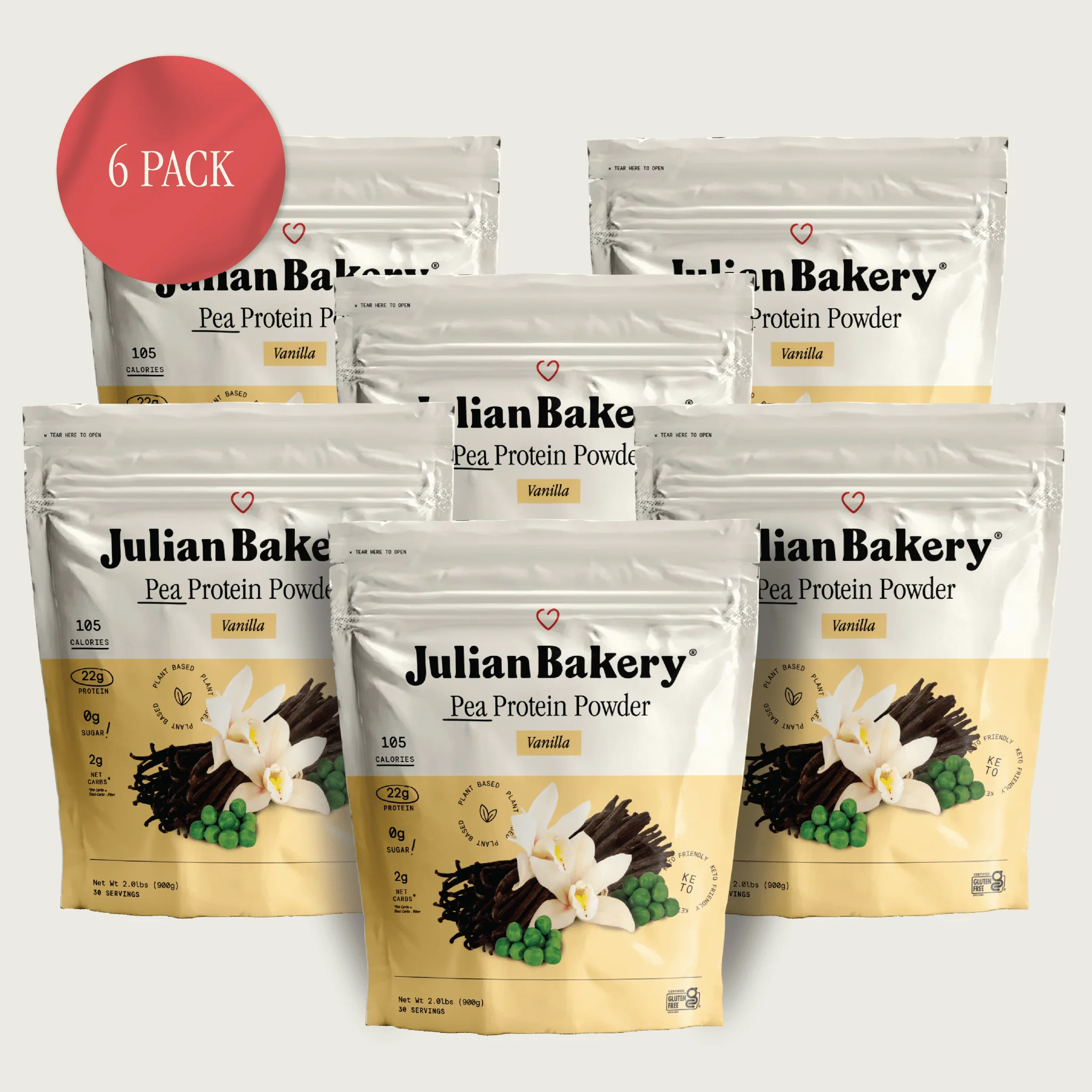 Pea Protein Powder - Vanilla - Image 8